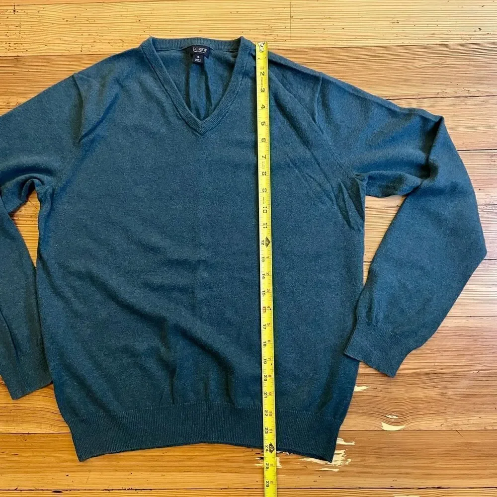 J. Crew cotton cashmere V-Neck sweater. Size S.